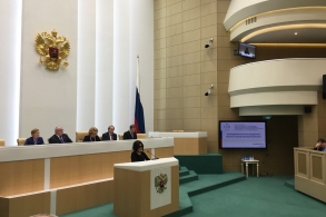 Е.В. Афанасьева: Сотрудничество Совета Федерации и Общественной палаты носит постоянный и всесторонний характер
