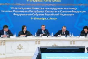 Елена Афанасьева приняла участие в заседании парламентариев России и Казахстана 