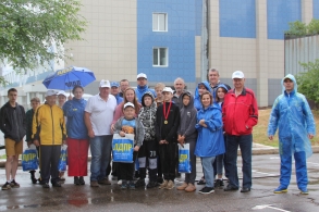 Оренбургские партийцы приняли участие в турнире по городошному спорту